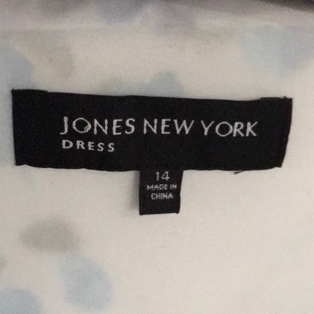 JONES OF NEW YORK FLORAL  LINED CAP SLEEVELESS  FIT&FLAIR DRESS - Picture 7 of 16
